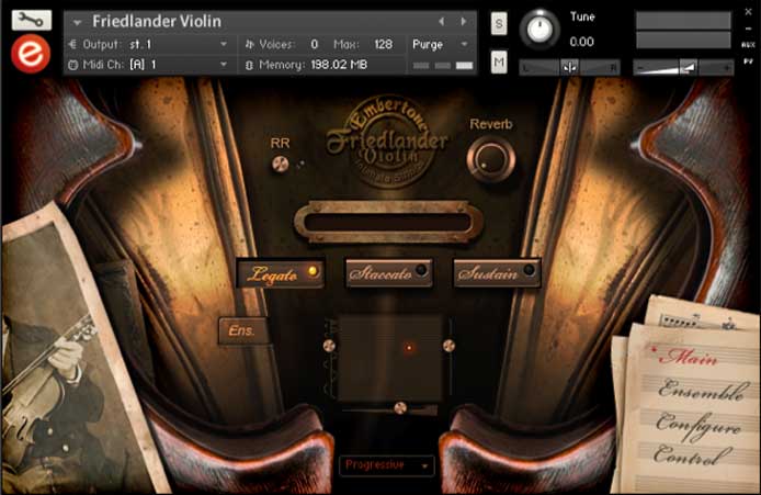 Embertone Friedlander Violin 最接近真实小提琴的kontakt音色
