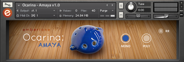 Embertone Ocarina Amaya 陶笛 kontakt音色