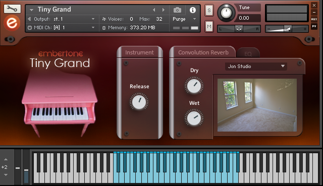Embertone Tiny Grand 玩具钢琴kontakt音色
