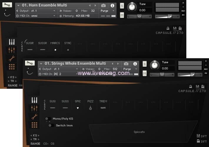 管弦乐快速编曲之双子星 Orchestra Inspire 1 & 2 (kontakt | 17.5GB)