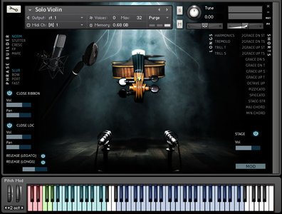 独奏小提琴音源Auddict Virtuoso Violin(kontakt | 4.43GB)