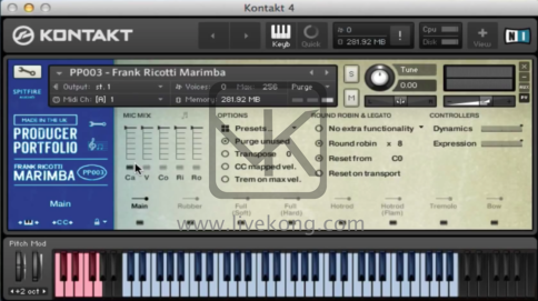 喷火马林巴音源Spitfire Audio Ricotti Marimba(kontakt | 7.61GB)