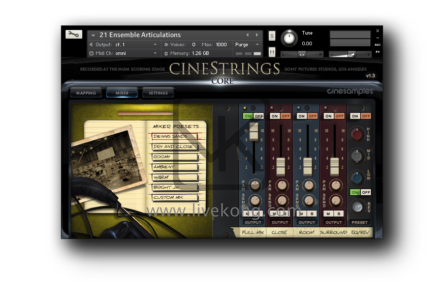 电影配乐弦乐音源Cinesamples CineStrings CORE v1.3.2 核心版（kontakt |48.21GB）