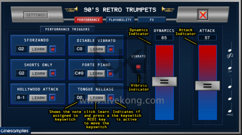 怀旧小号音源 Cinesamples 90’s Retro Trumpets（kontakt | 1.08GB）