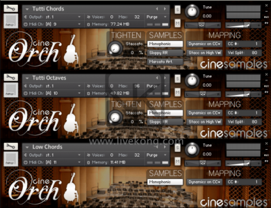 管弦乐8度增强工具Cinesamples CineOrch（655.2MB）