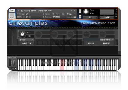 深度史诗影视打击乐音源Cinesamples Deep Percussion Beds（kontakt | 7.22GB）